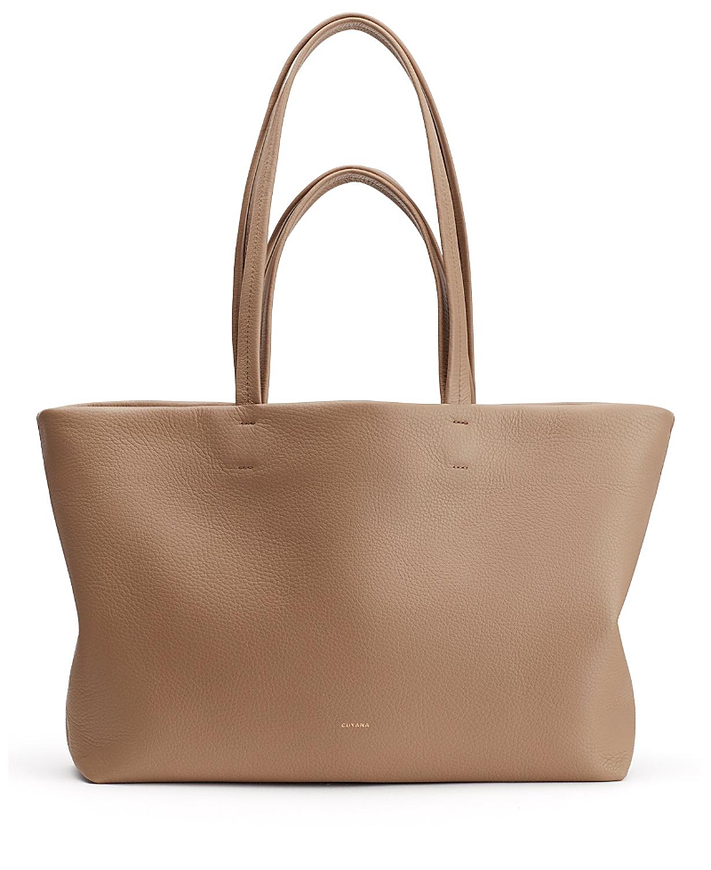 Cuyana Small Easy Tote In Brown