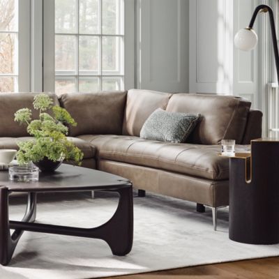 Corsica 2-Piece Leather Sectional