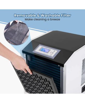  250 Pints Commercial Dehumidifier Industrial Heavy Duty Dehumidifier with Drain Hose