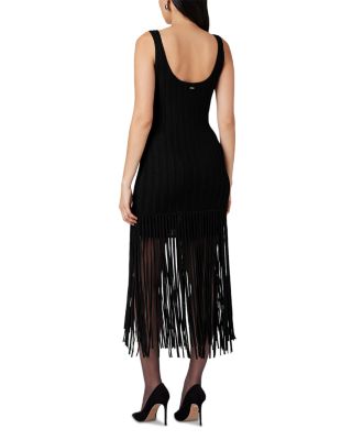 Lorelai Scoop Neck Fringe Dress