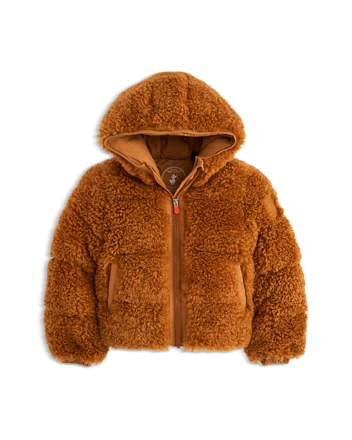 Save The Duck Girls' Kenda Faux Shearling Jacket - Little Kid, Big Kid