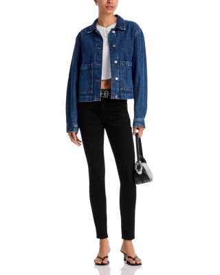 High Waisted Looker Ankle Skinny Jeans in Nighty Night