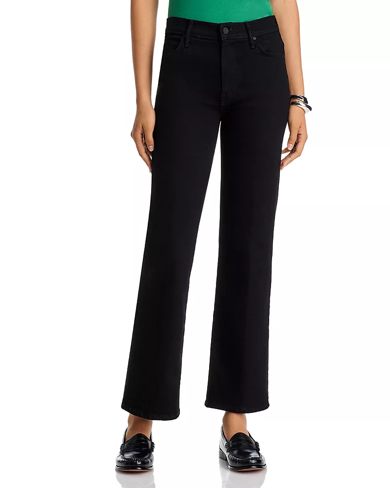 Mother Lil Kick It High Rise Jeans in Nighty Night