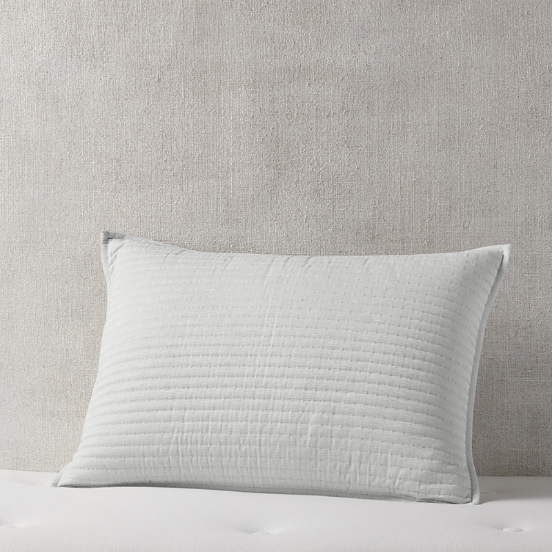 Hudson Park Collection Channel Stitch Standard Sham Set - Exclusive In White