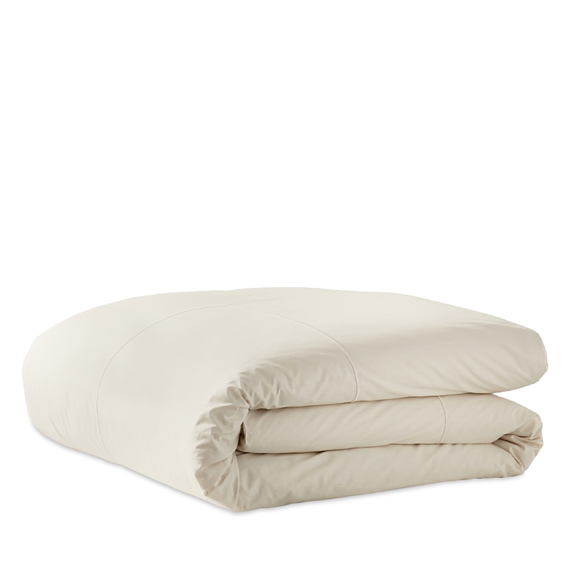 Hudson Park Collection Italian Percale Solid Duvet Cover, King - Exclusive In Neutral