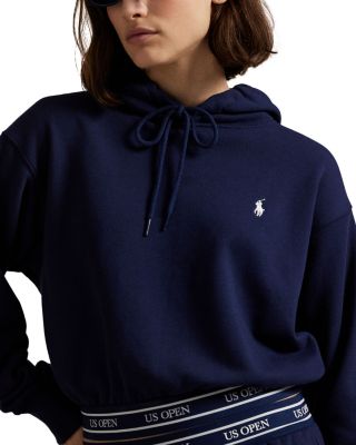 US Open Logo Waistband Cropped Hoodie
