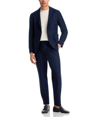 Perin Tapered Fit Tech Flannel Jersey Jogger Pants