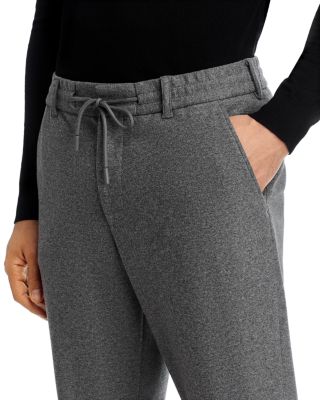 Perin Tapered Fit Tech Flannel Jersey Jogger Pants