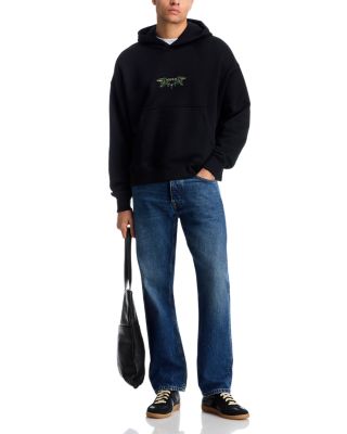 Dimstone Embroidered Loose Fit Hoodie