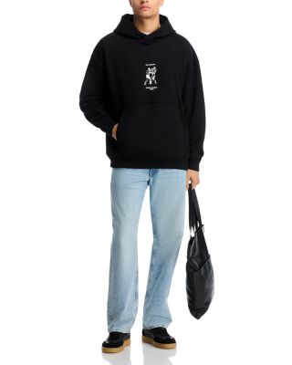 Duwrestie Printed Oversized Fit Hoodie