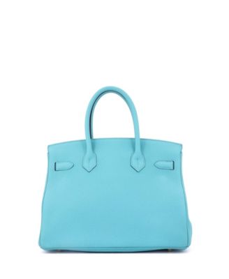 Birkin 30 Handbag Blue Togo with Gold Hardware