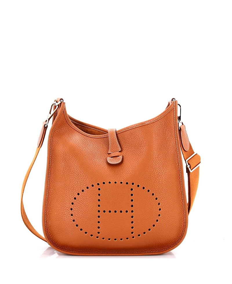 Pre-owned Pre-owned Hermes Hermes Pm Evelyne Bag Gen Iii Clemence In Brown
