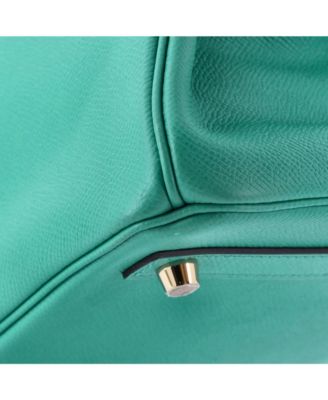 Birkin 30 Handbag Green Epsom with Gold Hardware