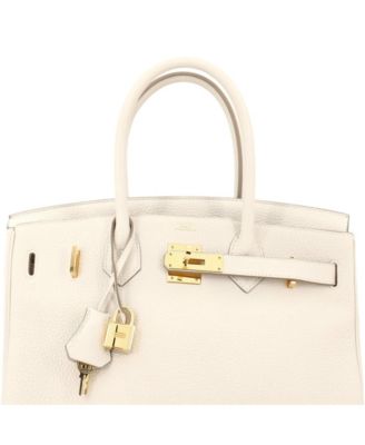 Birkin 30 Handbag Light Togo with Gold Hardware