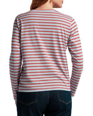  Women's Long Sleeve Striped T-Shirt