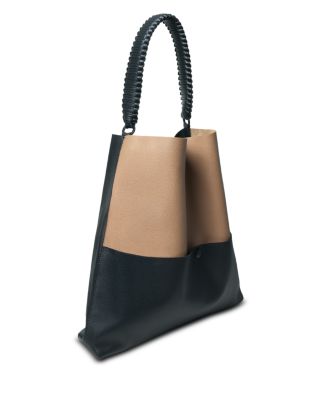 Duo Slim Leather Tote