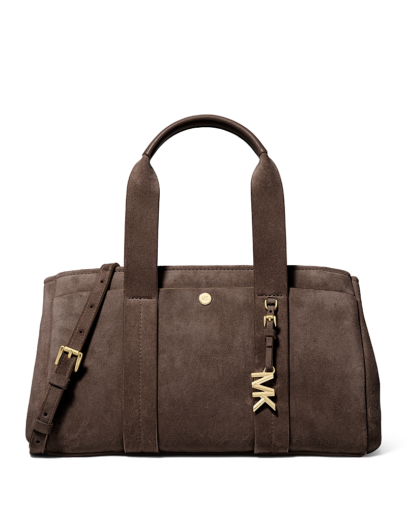 Michael Kors Romee Small East/west Satchel In Brown