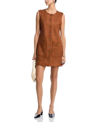Laney Faux Suede Mini Dress