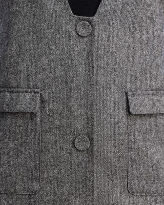 Wool Blend Mini Dress