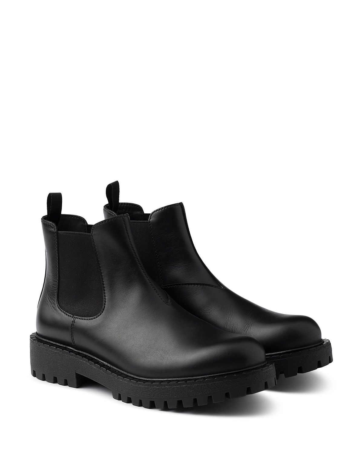 Prada Men's Leather Chelsea Boots