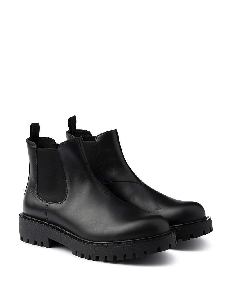 Prada Men's Leather Chelsea Boots