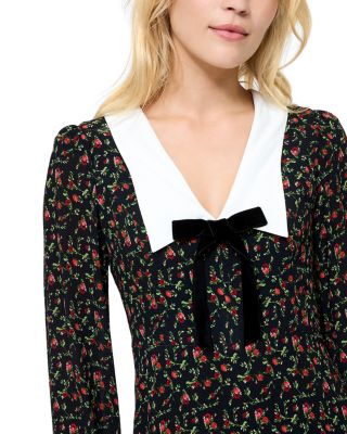 Yasmin Crepe Collared Dress