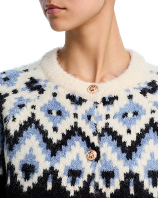 Fair Isle Crewneck Cardigan - Exclusive