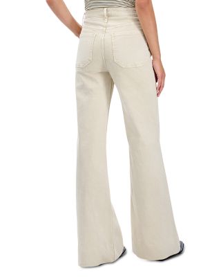 Skylar High Rise Trouser Jeans in Sand Stone