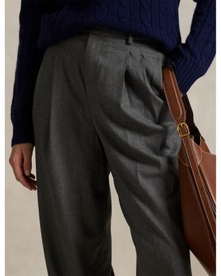 Flannel Wide Leg Pants