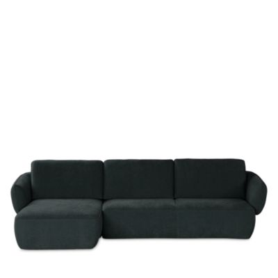 Luna 2 Piece Fabric Sectional