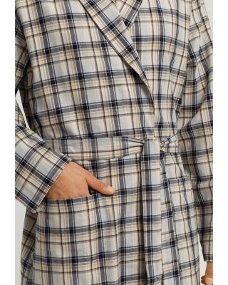 Homey Checked Robe