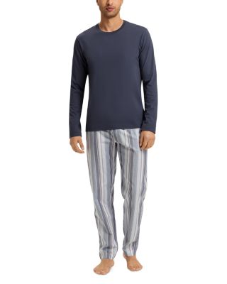 Cotton Striped Lounge Pants