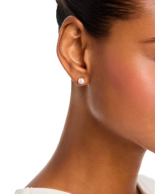 Certified Diamond Colorless Stud Earrings in 18K Yellow Gold, 1.50 tcw