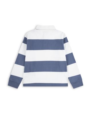  Boys' Long Sleeve Rugby Polo - Little Kid, Big Kid