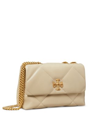 Small Kira Diamond Quilted Leather Convertible Shoulder Bag