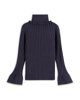 Girls' Rolled Neck Rib Sweater - Little Kid, Big Kid