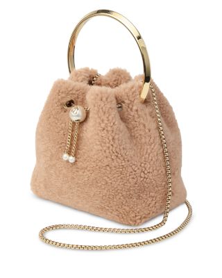 Bon Bon Shearling Bucket Bag