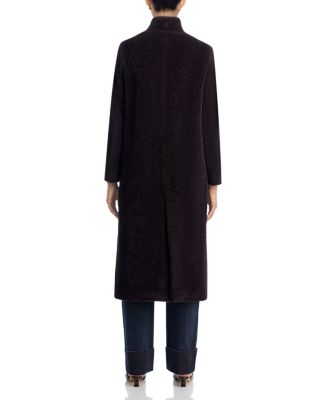 Notch Stand Collar Long Coat