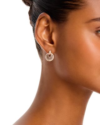 Diamond Doorknocker Drop Earrings in 14K Yellow Gold, 0.25 tcw