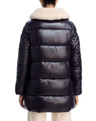 Bonita Faux Shearling Puffer Jacket
