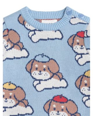Boys' Parisian Painter Pup Knit Pullover Sweater - Baby, Little Kid