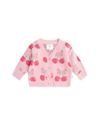 Girls' Cherry Pie Scalloped Knit Cardigan - Baby, Little Kid
