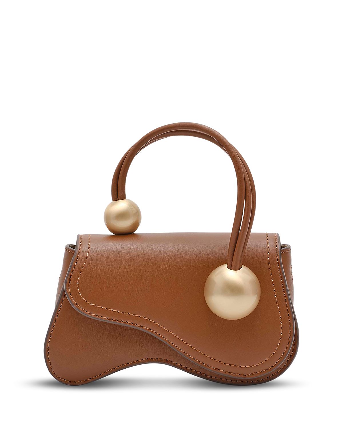 Cult Gaia Kazia Leather Nano Crossbody Bag