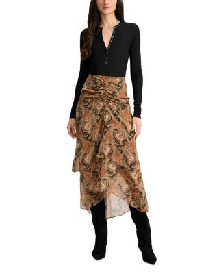Sira Silk Skirt