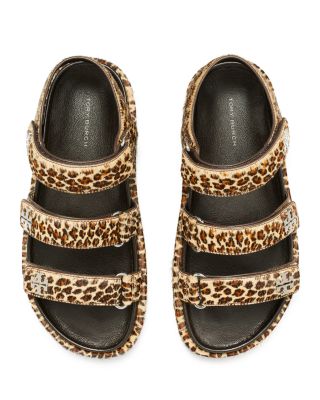 Women's Kira Calf Hair Triple Strap Sandals