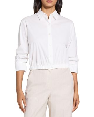 Cropped Shirt in Good Cotton