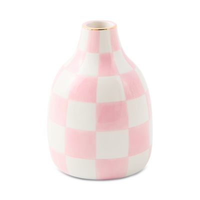 Rosy Check Heart Bud Vase
