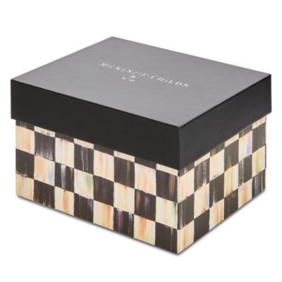 Royal Check Porcelain Mug