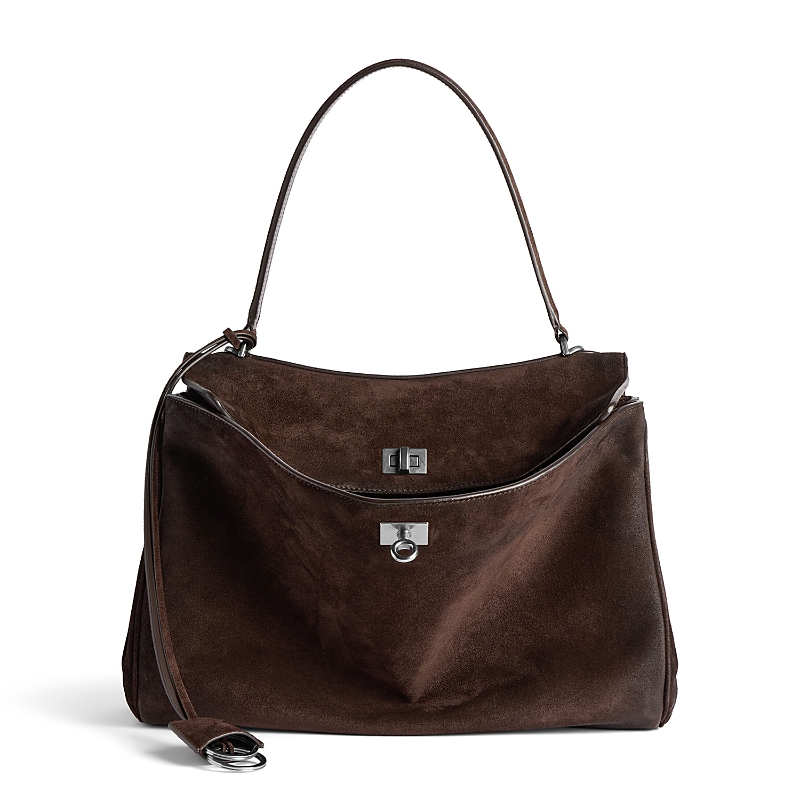 Balenciaga Rodeo Handbag Medium in Suede