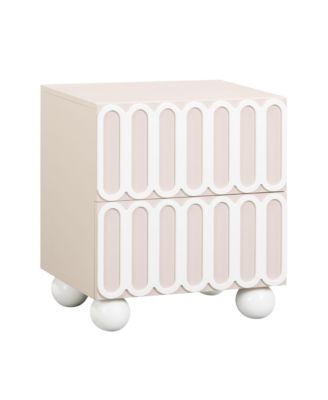 Tori Motif 2-Drawer Nightstand